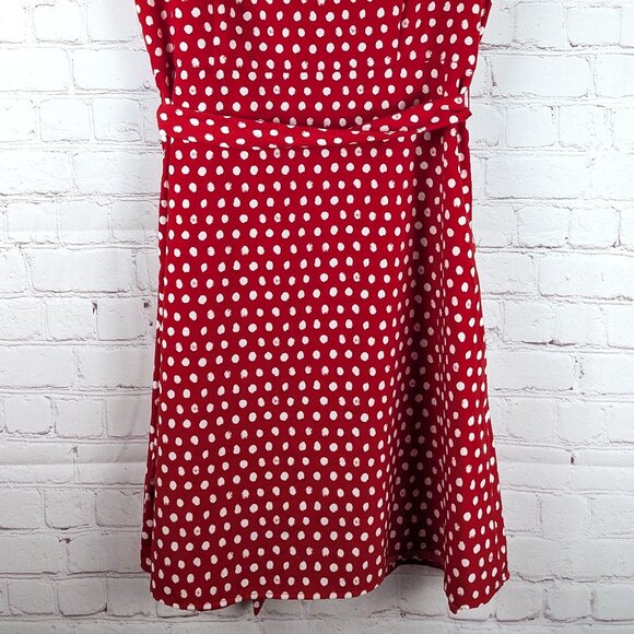 A New Day Retro Red/White Polka Dot Dress - Small - Picture 7 of 7